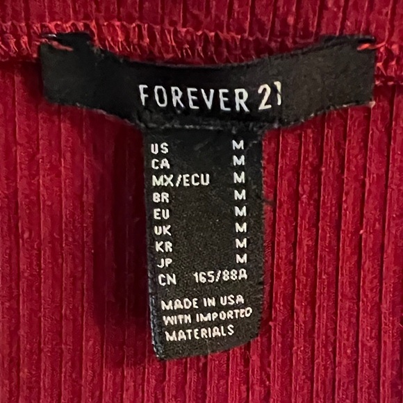 Forever 21 Burgundy Polo Mini Dress - Picture 2 of 2